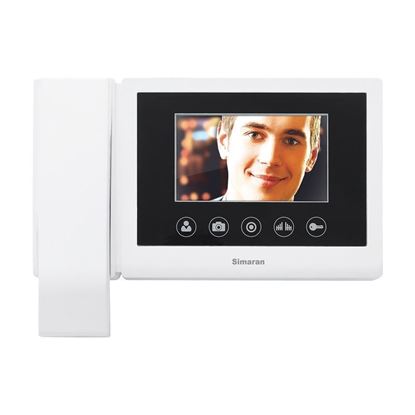 مانیتور 4 اینچ ارتباط داخلی 2 پنله سیماران HS-43TK/M100IWIFI