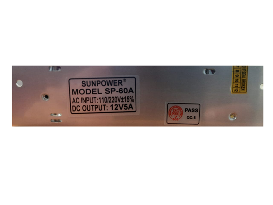 آداپتور صنعتی 12 ولت 5 آمپر SUNPOWER مدل SP-60A