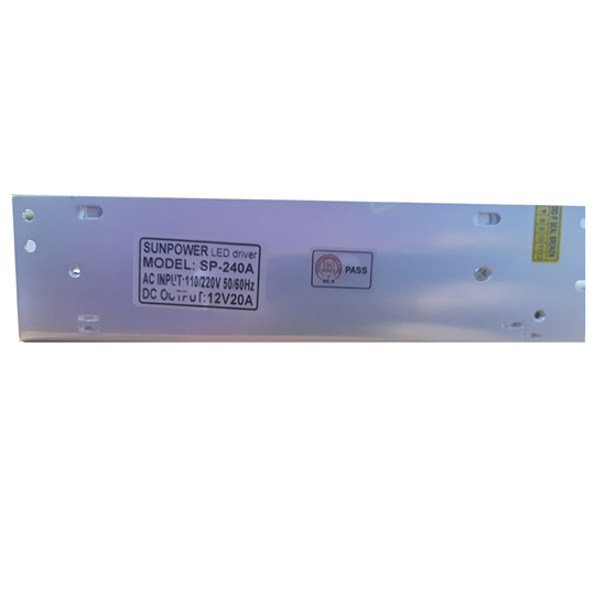 آداپتور صنعتی 12 ولت 20 آمپر SUNPOWER مدل SP-240A