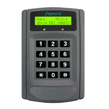 تصویر دستگاه کنترل دسترسی کارتی و کدی با صفحه نمایش PP-6750V