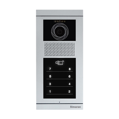 پنل تصویری Touch Key هشت واحدی سیماران مدل فرداد کارتخوان (TD8)