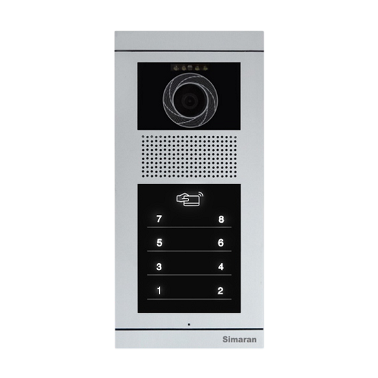 پنل تصویری Touch Key هشت واحدی سیماران مدل فرداد کارتخوان (TD8)