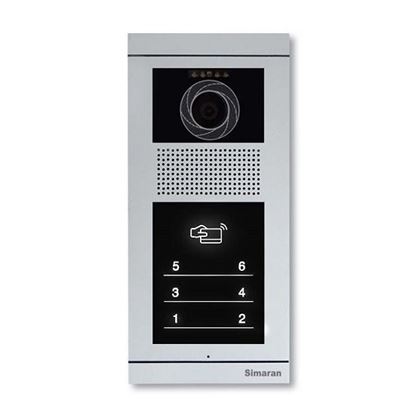 پنل تصویری Touch Key شش واحدی سیماران مدل فرداد کارتخوان (TD6)