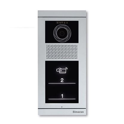 پنل تصویری Touch Key دو واحدی سیماران مدل فرداد کارتخوان (TD2)