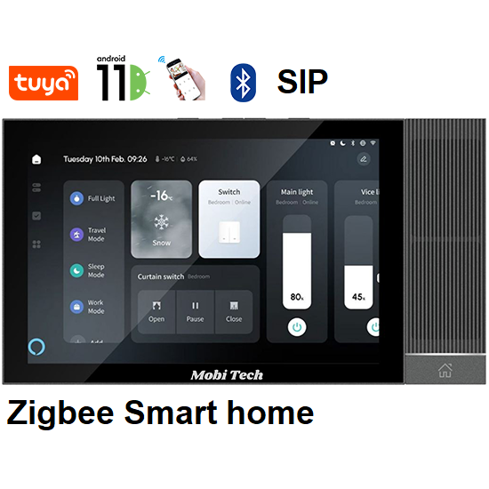 مانیتور آیفون تصویری 8 اینچ IP موبی تک Mobi Tech ( اندروید & زیگبی )