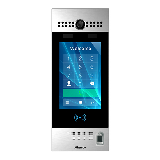پنل دربازکن تصویری با قابلیت تشخیص چهره آکووکس تحت شبکه ( IP ) Akuvox ( R29CT )