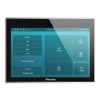 مانیتور آیفون تصویری 10 اینچ IP آکووکس Akuvox ( IT83R )