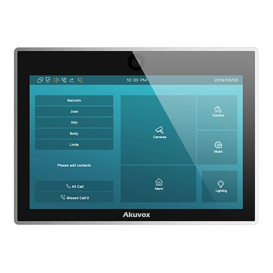 مانیتور آیفون تصویری 10 اینچ IP آکووکس Akuvox ( IT83R )
