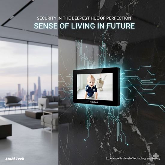 مانیتور آیفون تصویری 7 اینچ مشکی IP موبی تک Mobi Tech ( MB-IPMB72LT )