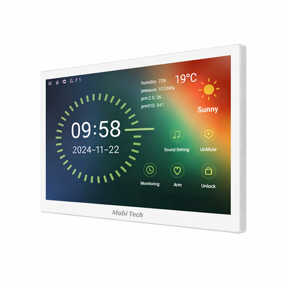 مانیتور آیفون تصویری 10 اینچ سفید لینوکسی IP موبی تک Mobi Tech ( MB-IPMW102LT )