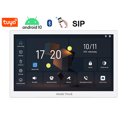 مانیتور آیفون تصویری 10 اینچ سفید IP موبی تک Mobi Tech ( اندروید ) ( MB-IPMW102AT )