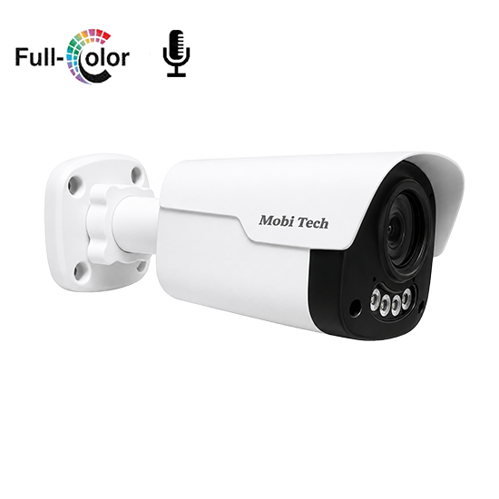 تصویر دوربین مداربسته 2 مگاپیکسل میکروفن دار بولت Mobi Tech مدل MB-IPCB630A2AI