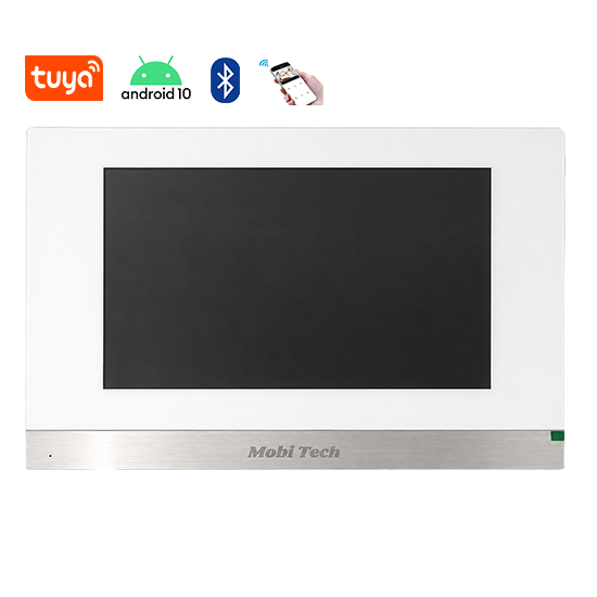 مانیتور آیفون تصویری 10 اینچ سفید IP موبی تک Mobi Tech ( اندروید ) ( MB-IPMETS102AT )