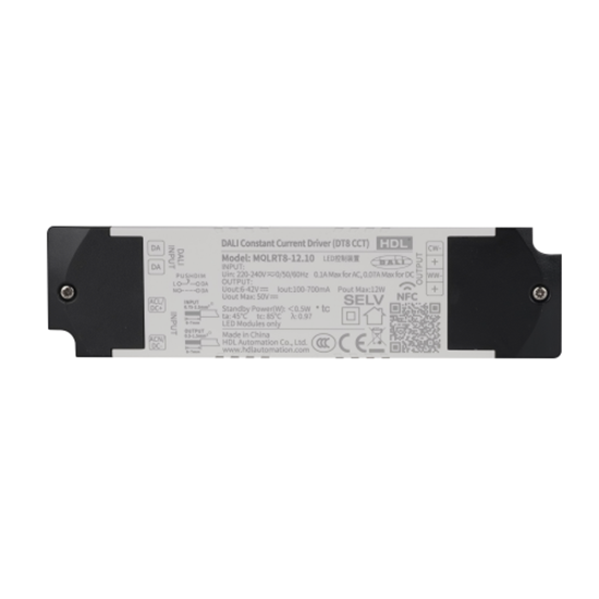 GVS - DALI DT8 Constant Current Dimming Driver ( ADDBC-12/700.2 )