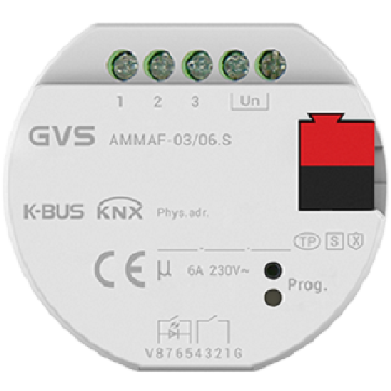GVS - Multifunctional Actuator with Secure 3-Fold ( AMMAF-03/06.S )