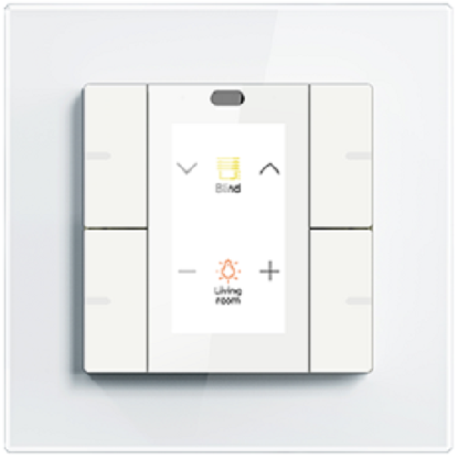 GVS - Push Button Sensor with Display ( CHPBD-08/55.1.00 (White) )