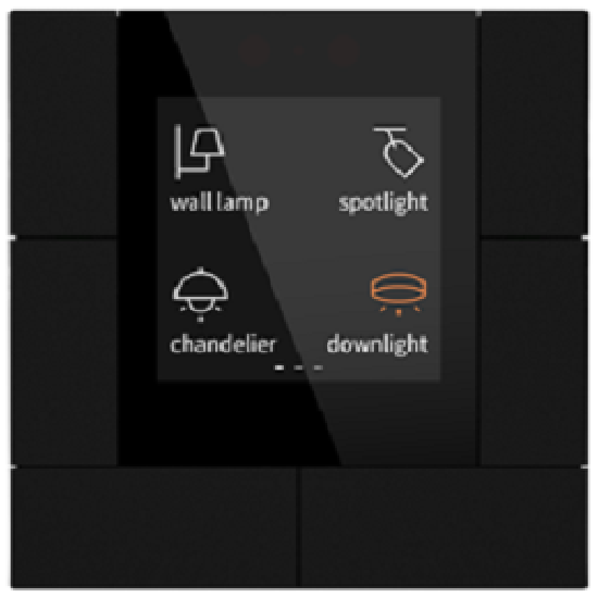 GVS - Push Button Sensor ( CHPBL-03/00.2.01 (Black) ''Matt Finish'' )