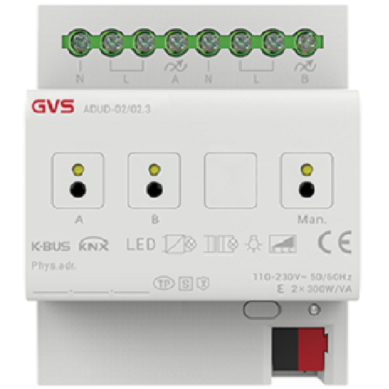 GVS - Universal Dimming Actuator ( ADUD-02/02.3 )