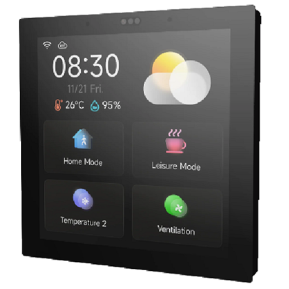GVS - Smart Touch Panel ( CHTF-4.0/80.1.21 (Black) ) ( 8mm Out-of-wall )