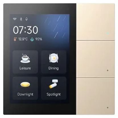 GVS - Smart Touch Panel ( CHTF-3.3/3.2.14 (Gold) ) ( Glass Button )