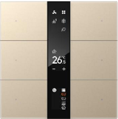 GVS - Multifunctional Thermostat ( CHMTB-06/S.2.14 (Gold) ) ( Glass Button "Mirror Glass Display" )