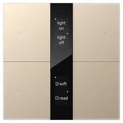 GVS - Push Button ( CHPBD-04/24.1.14 (Gold) ) ( Glass Button "Normal Glass Display" )