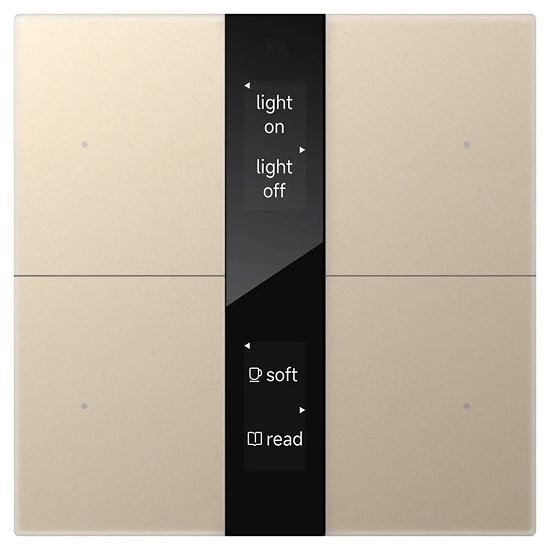 GVS - Push Button ( CHPBD-04/24.1.14 (Gold) ) ( Glass Button "Normal Glass Display" )
