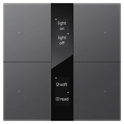 GVS - Push Button ( CHPBD-04/24.1.13 (Gray) ) ( Glass Button "Normal Glass Display" )