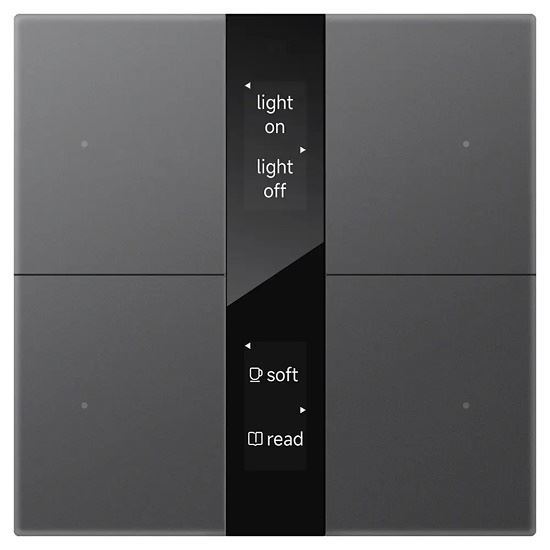 GVS - Push Button ( CHPBD-04/24.1.13 (Gray) ) ( Glass Button "Normal Glass Display" )