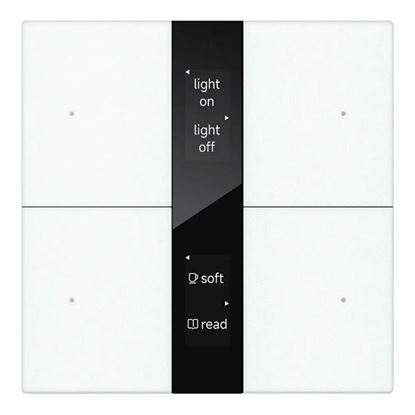 GVS - Push Button ( CHPBD-04/24.1.10 (White) ) ( Glass Button "Normal Glass Display" )