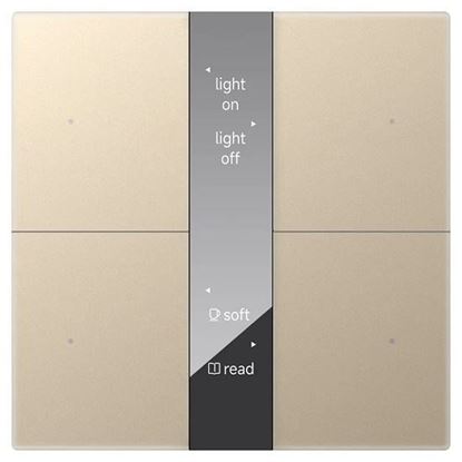 GVS - Push Button ( CHPBD-04/24.2.14 (Gold) ) ( Glass Button "Mirror Glass Display" )
