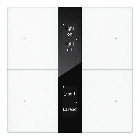 GVS - Push Button ( CHPBD-04/24.2.10 (White) ) ( Glass Button "Mirror Glass Display" )