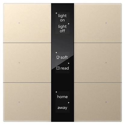 GVS - Push Button ( CHPBD-06/36.1.14 (Gold) ) ( Glass Button "Normal Glass Display" )
