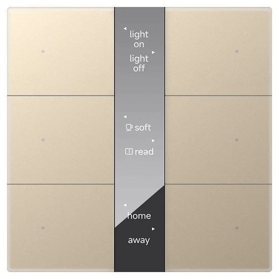 GVS - Push Button ( CHPBD-06/36.2.14 (Gold) ) ( Glass Button "Mirror Glass Display" )
