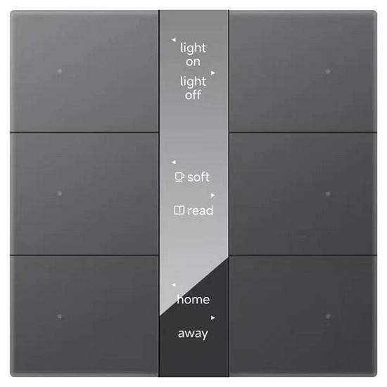 GVS - Push Button ( CHPBD-06/36.2.13 (Gray) ) ( Glass Button "Mirror Glass Display" )