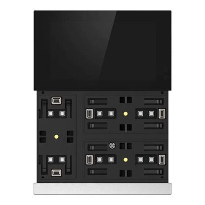 GVS - KNX Waltz Series Touch Pad ( CHTFB-3.0/6.S.22 (Silver Bar + Silver Button) )