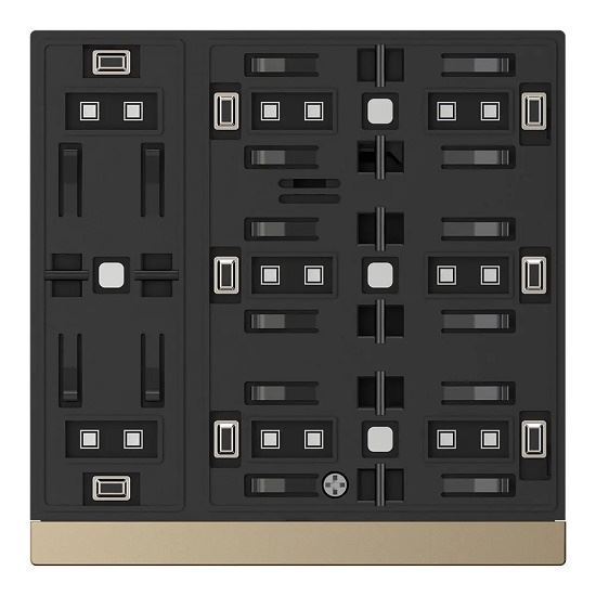 GVS - Waltz Push Button Sensor ( CHPB-08/02.S.24 (Gold Bar + Gold Button) )