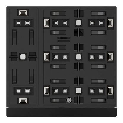 GVS - Waltz Push Button Sensor ( CHPB-08/02.S.21 (Black Bar + Black/Gary Button) )